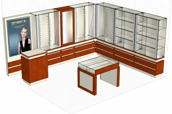 Витрины WOODLINE